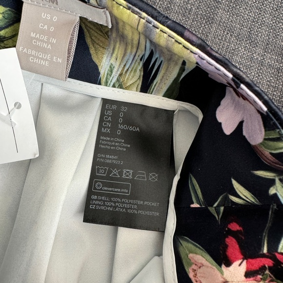 NWT H&M Summer Floral Print Skirt - Picture 5 of 5